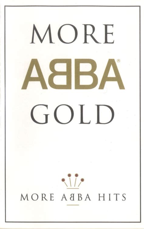 ABBA More ABBA Gold More ABBA Hits Dolby B Cassette 1993