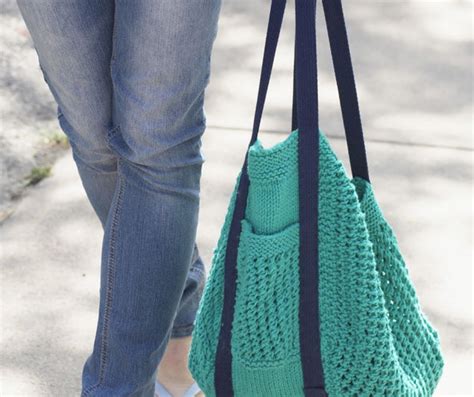 26 Knit Tote Bag Patterns And More