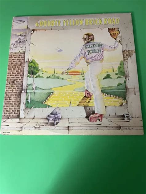 Elton John Goodbye Yellow Brick Road Lp 2 Albums 1973 Trifold Mca 10003