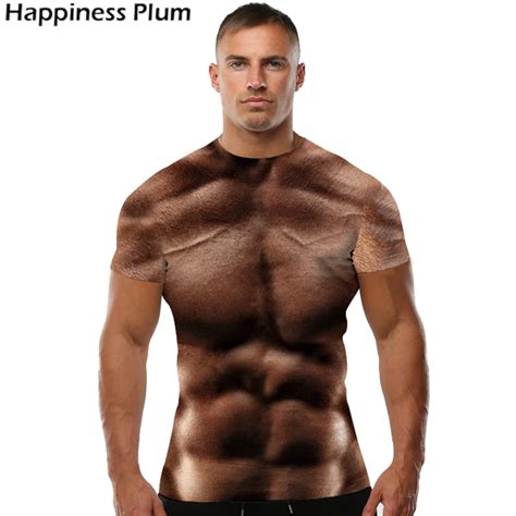 Buy Kyku Muscle Shirt 3d T Shirt Men Short Sleeve Mens