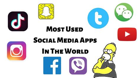 Most Used Social Media Apps In The World 2019 Top 10 Youtube