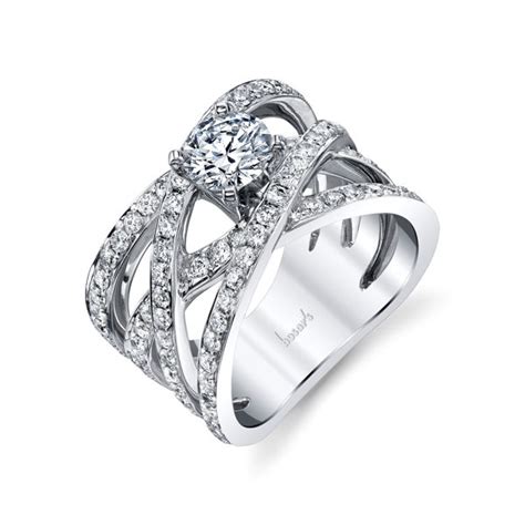 Husar S House Of Fine Diamonds Kt White Gold Intertwined Diamond Ring