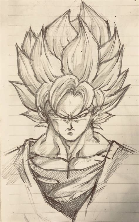 Goku Para Desenho Goku Desenho Desenho De Anime Desenhos De Anime