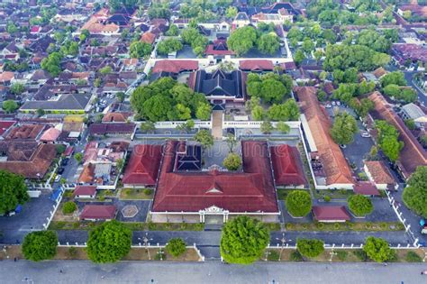 Aerial View Of Yogyakarta Palace Building Editorial Image Image Of