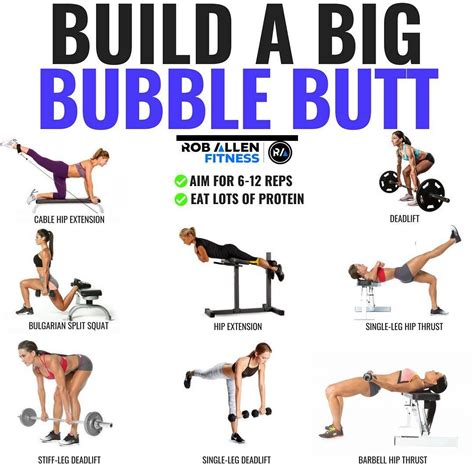 Getting A Bigger Butt Here Are A Bunch Of Exercises That Are Great For Adding Mass To Your