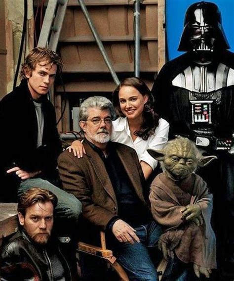 George Lucas And His Star Wars Crew