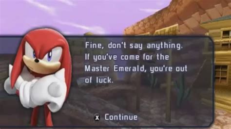 Sonic Rivals 2 Knuckles Chats With Metal Sonic Fandub Youtube