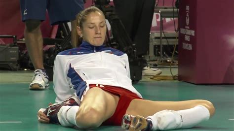 Stretching By A Gorgeous Russian Volleyball Player Thisvid Com