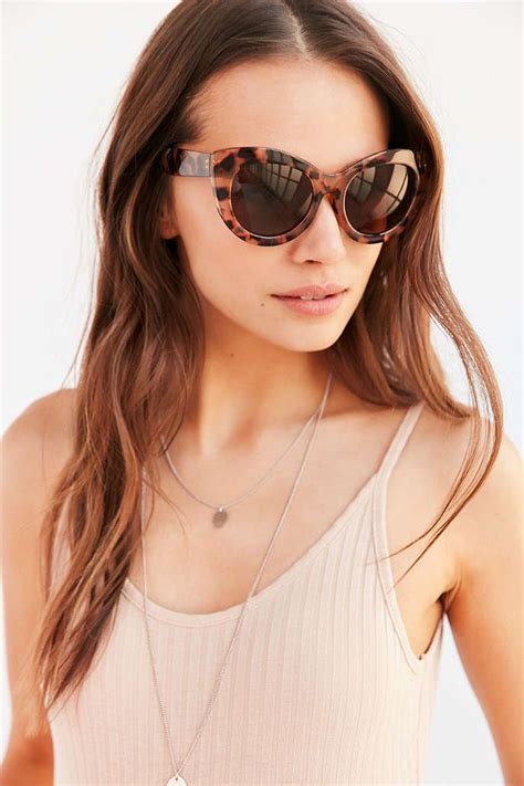 Bianca Chunky Cat Eye Sunglasses Urban Outfitters Sunglasses Urban
