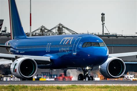 Ita Airways Begins Flying Airbus A320neos In Its Distinctive Blue Livery
