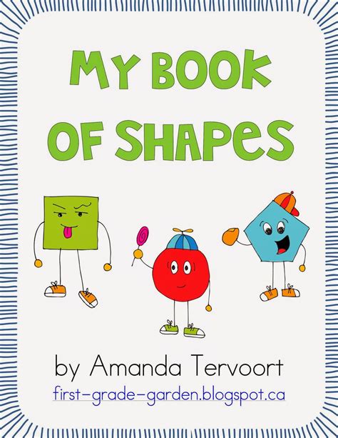 The Book Cover For My Book Of Shapes By Amanda Tevort First Grader