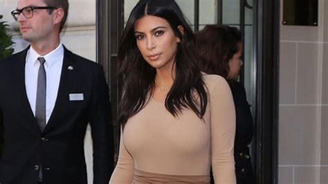 Kim Kardashian Flaunts Killer Curves In Skintight Neutrals Like The
