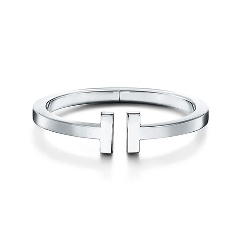 Tiffany T Square Bracelet In Sterling Silver Medium Tiffany And Co