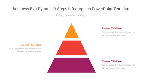 Business Flat Pyramid Seven Steps Infographics Powerpoint Template