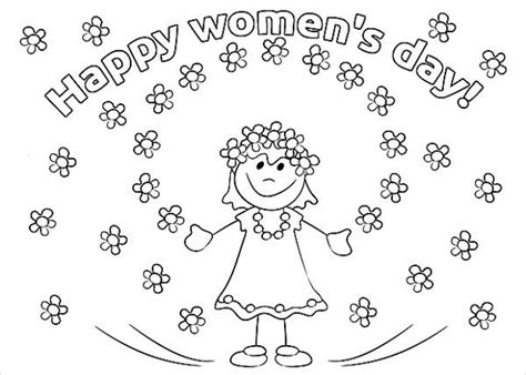 7 women s day coloring pages free and premium templates