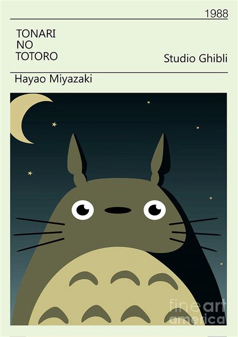 My Neighbor Totoro Poster Digital Art By Svit Artprints