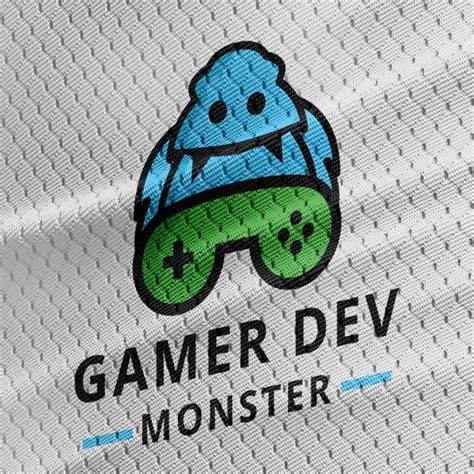Monster Gamer Logo Game Logo Monster Games Logo Templates