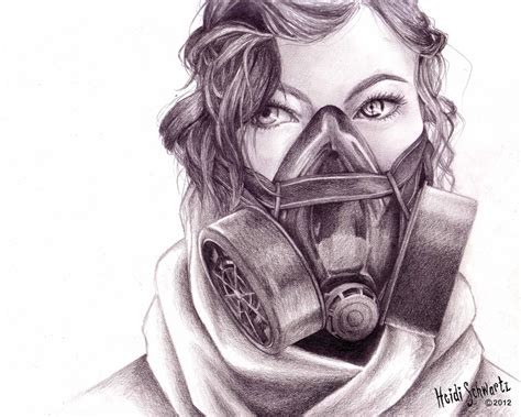 Evil Gas Mask Drawing At Getdrawings Free Download