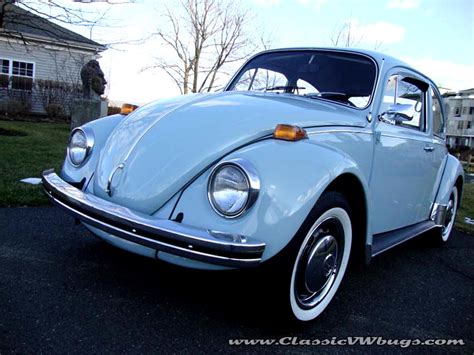 1970 Vw Beetle Bug Diamond Blue Classic Sedan Classic Vw Beetles