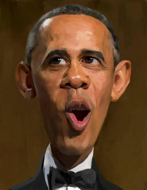 Caricatura De Barack Obama Caricatures Of Famous People Celebrity