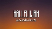 Alexandra Burke - Hallelujah (Lyrics) - YouTube