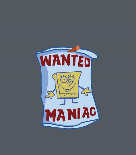 Mademark X Spongebob Squarepants Spongebob Squarepants Wanted Maniac