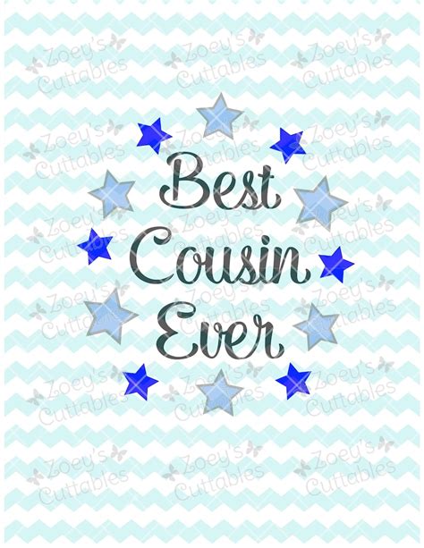 Best Cousin Ever Svg Best Cousins Best Cousin Forever Etsy