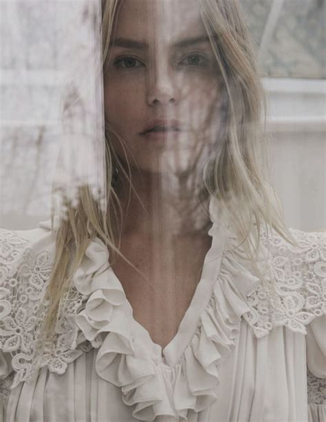 Natasha Poly Poses In Ethereal White Dresses For Vogue Russia Vogue Russia Fashion