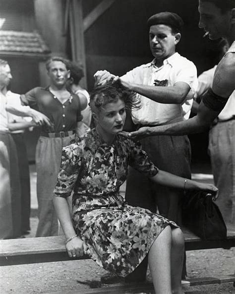Collaborator Getting Her Head Shaved Pictures Getty Images