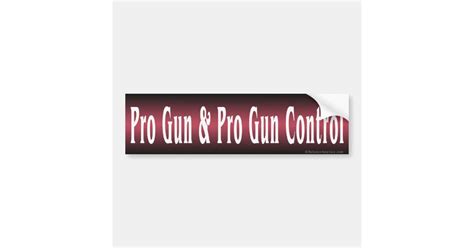 Pro Gun Pro Gun Control Bumper Sticker