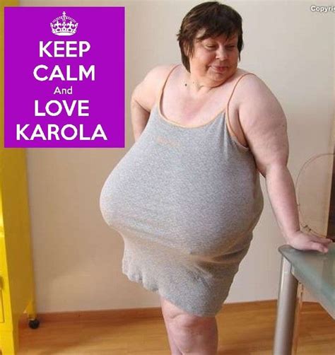 Karola Chelsea Charms Freedom Party Keep Calm And Love Large Women Fault Boobs British