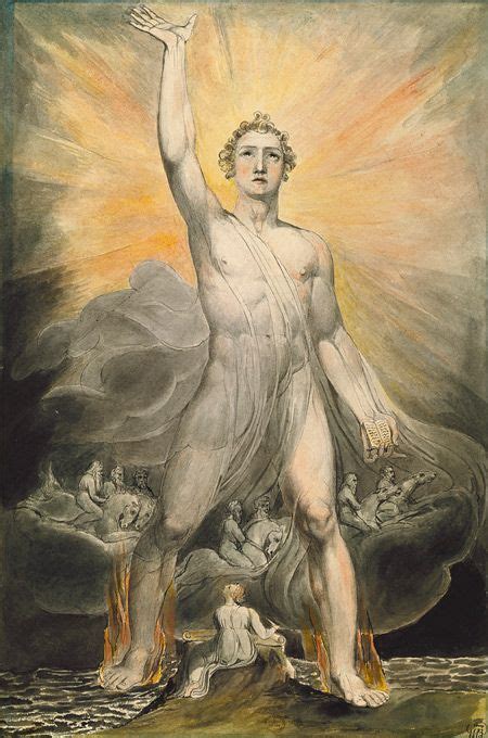 William Blake Angel Of The Revelation Book Of Revelation Chapter 10 The Metropolitan