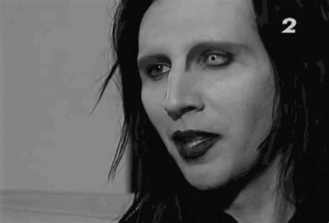In manson's case, the shockwaves of his actions have always been intertwined with his abrasive music. young marilyn manson on Tumblr