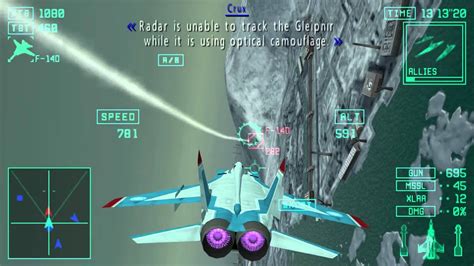 Ace Combat X Skies Of Deception Mission 6a The Midnight Sun Youtube