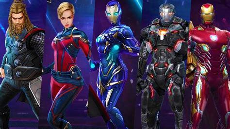 Marvel Future Fight All Characters And All Unique Abilities Youtube