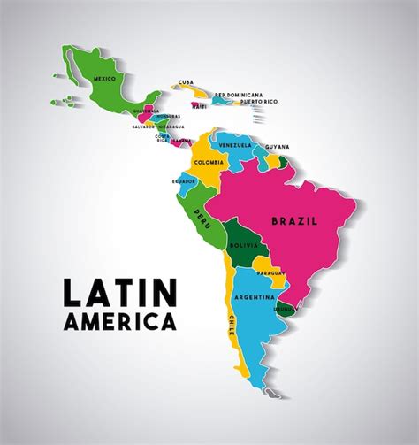 Mapa De Latinoamerica America Latina Mapa De America En Mapa Images