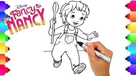 Www.cartonionline.com > coloring pages > fancy nancy clancy coloring pages. Pin on Cute Printable Coloring Pages Original Artwork by ...