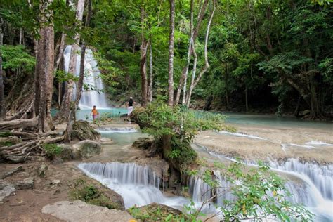 Erawan National Park In Thailand Stock Photo Image Of Sights