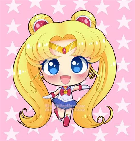 Mini Chibi Sailor Moon By Kayoko Chan On Deviantart Sailor Chibi Moon