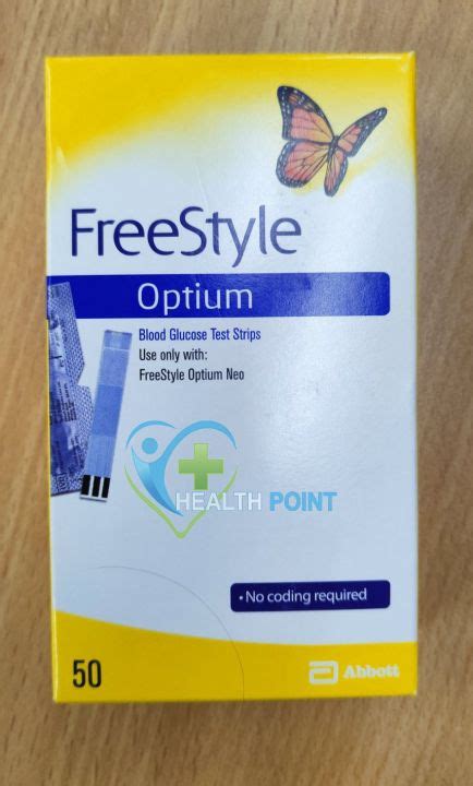 Glucose Strips Freestyle Optium 50’s Expiration Date 02 2024 Sale