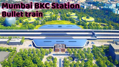 mumbai bkc bullet train station mumbai ahmedabad bullet train project youtube