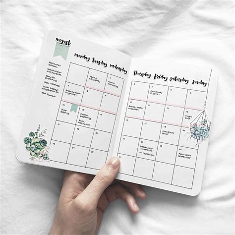 18 Monthly Bullet Journal Spread Ideas That Are Incredibly Creative