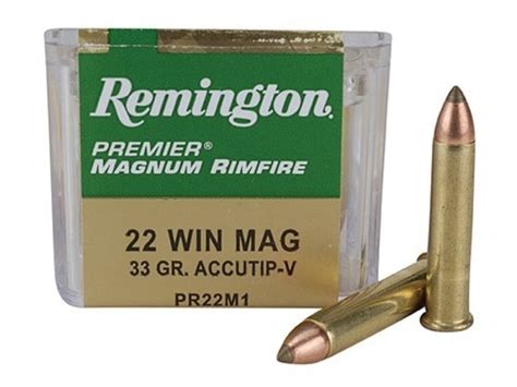 Remington Premier Ammo 22 Winchester Mag Rimfire Wmr 33 Grain