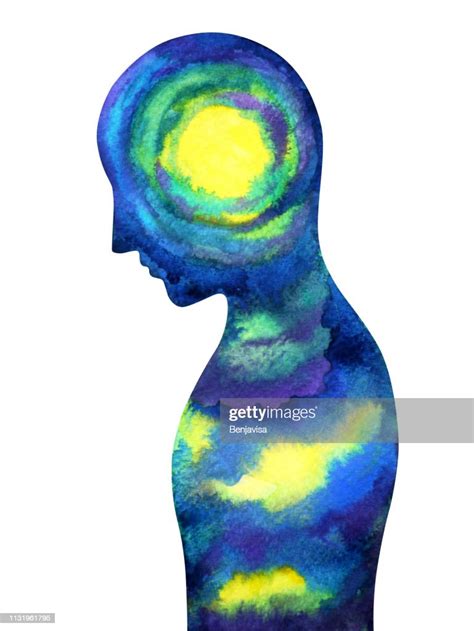 Human Head Chakra Power Inspiration Abstract Thinking World Universe