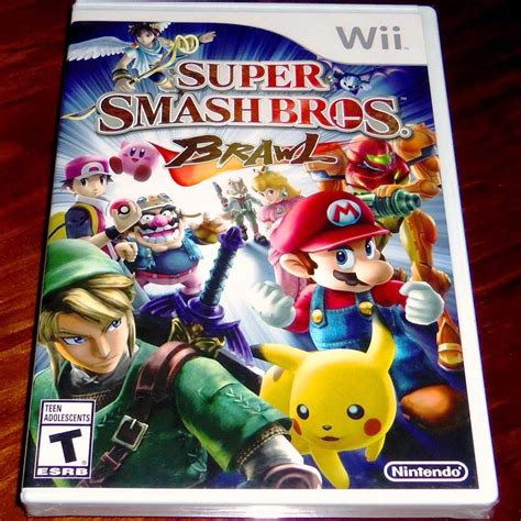 Videojuego Super Smash Bros Brawl Wii Wii U Nuevo Sellado 65000 En