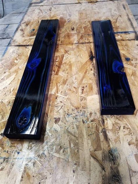 Blue Wood Stain Diy Wood Stain Staining Wood Wood Diy Paint Stain