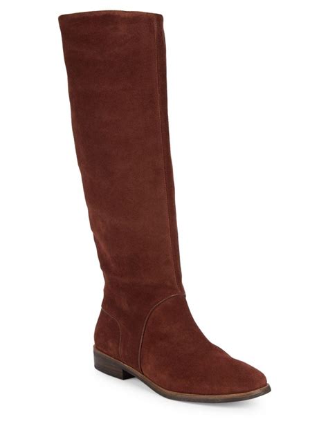 Ugg Daley Suede Knee High Boots In Brown Lyst