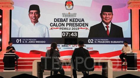 Læs mere om nyheder der omhandler debat. Debat Kedua Pilpres 2019, IPI: Jokowi Buat Prabowo Tak ...