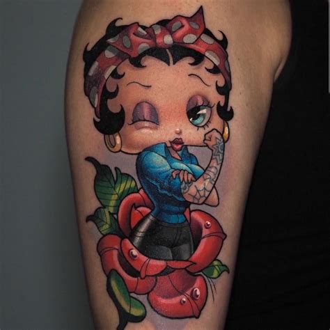 Betty Boop We Can Do It ⠀ ⠀ Por Tonyjusticetattoo Desde Asturias