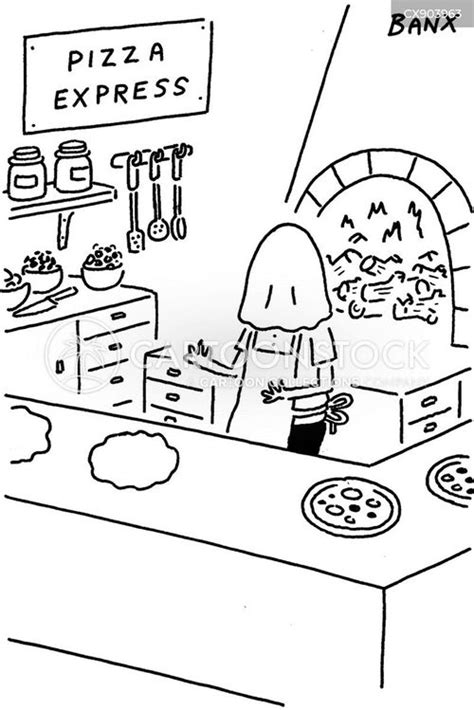 Making Pizza Cartoon